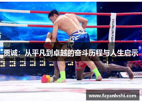贾诚：从平凡到卓越的奋斗历程与人生启示